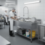 Plonge inox 2 bacs sans égouttoir - 1200 x 600 mm