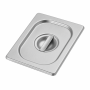 Couvercle Inox GN 1/6 – Format 176 x 162 mm