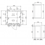 Chambre froide positive 2200 x 2200 mm - 8,5 m³ - Sans groupe