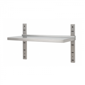 Étagère murale inox simple niveau 800 x 400 x 600 mm