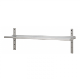 Étagère murale inox simple niveau 1000 x 400 x 600 mm