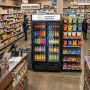 Armoire à boissons réfrigérée 720 Litres noire 2 portes battantes avec canopy
