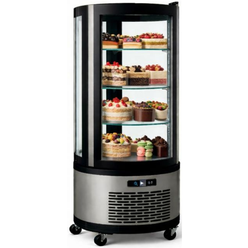 Vitrine réfrigérée panoramique ronde