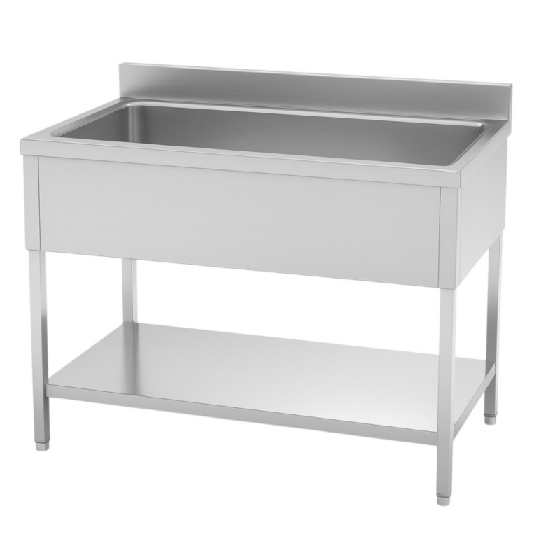Plonge inox grand bac – 1500 x 700 mm