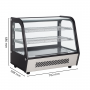 Vitrine de comptoir réfrigérée à poser