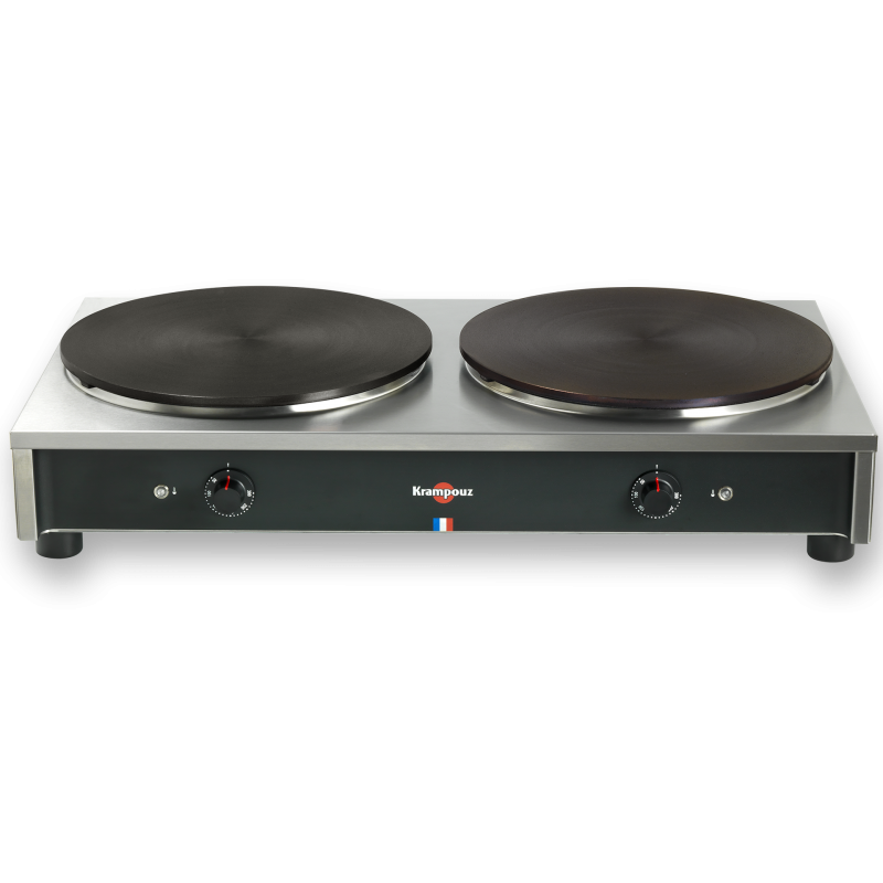 Crêpière électrique standard châssis carre 2 plaques Krampouz
