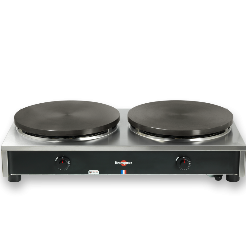 Crêpière gaz confort châssis carre 2 plaques Krampouz
