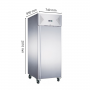 Armoire réfrigérée Gastro GN 2/1 650L