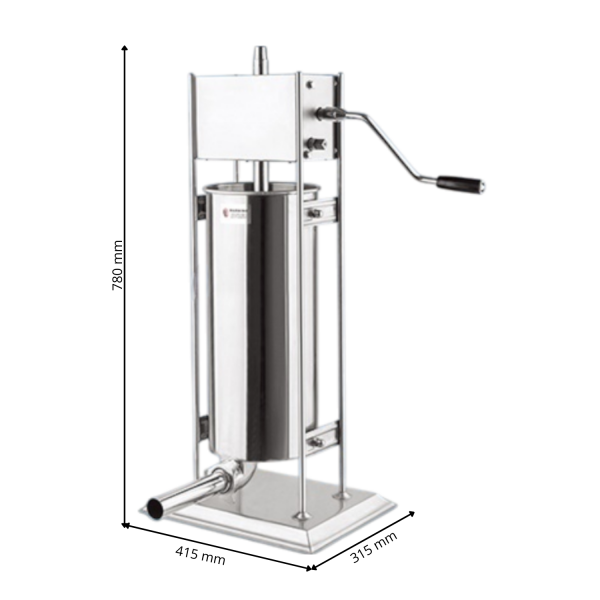 Vevor - poussoir à saucisses, automatique, hydraulique, en acier inoxydable, vid