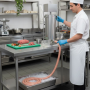 Poussoir à saucisses manuel vertical 15L inox