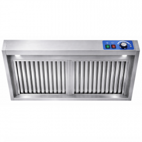 Hotte murale Mistral pro 1400 x 900 avec moteur, LED et variateur