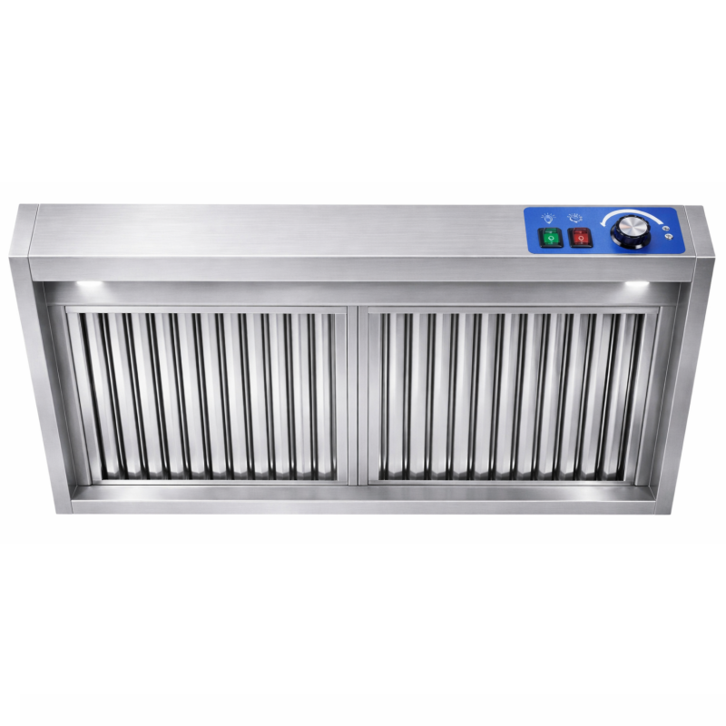 Hotte murale Mistral pro 1400 x 900 avec moteur, LED et variateur