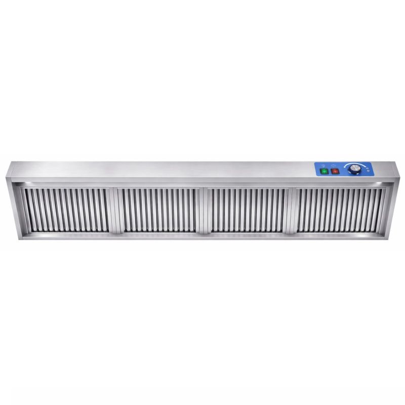 Hotte murale Mistral pro 2500 x 900 avec moteur, LED et variateur