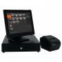 Kit Caisse enregistreuse tactile noire avec logiciel