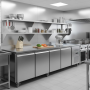 Tour réfrigéré positif central 4 portes snack 600