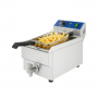 Friteuse électrique avec vanne de vidange 10 litres
