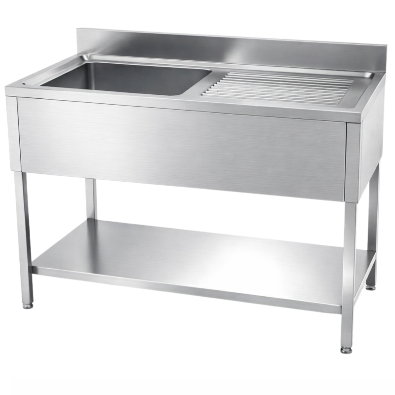 Plonge 1 Bac à Gauche - 1000 x 600 mm