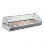 Vitrine chauffante service arrière 6 x GN 1/3