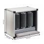 Caisson filtrant à charbons actifs – 6 cartouches
