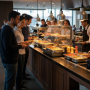 Vitrine chauffante éclairage interne - INOX - 560 W