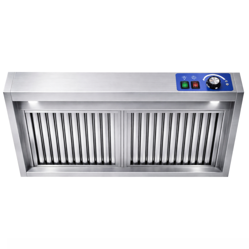 Hotte murale Mistral pro 1200 x 900 avec moteur, LED et variateur