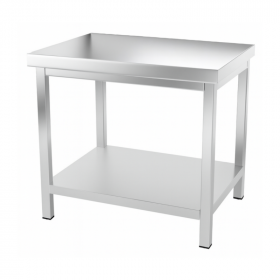 Table inox professionnelle Centrale - 800 x 600 mm