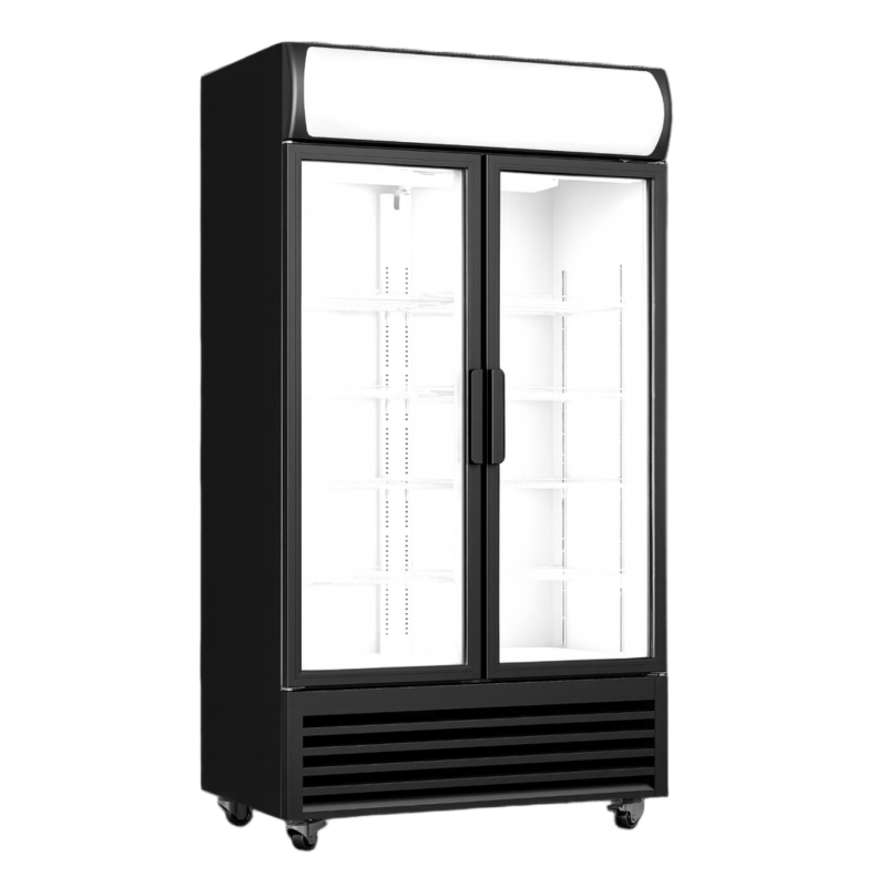 Armoire à Boissons 2 Portes - 730L - Intérieur Blanc