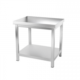 Table inox professionnelle Centrale - 600 x 600 mm