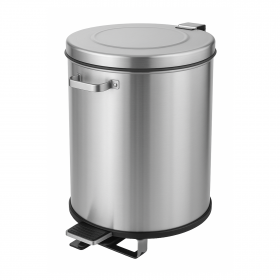 Poubelle inox 100L à pédale