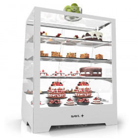 Vitrine réfrigérée panoramique Tower SAYL - Noir