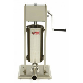 Poussoir à saucisses manuel vertical 5L en inox