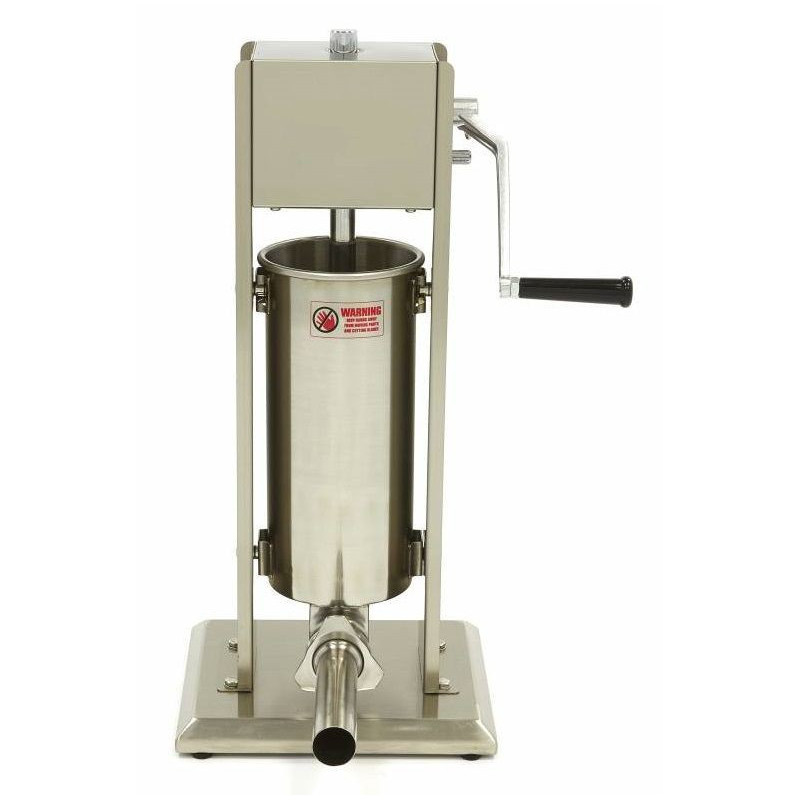 Poussoir à saucisses manuel vertical 5L en inox