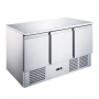 Table réfrigérée 3 portes inox