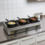Réchaud gaz professionnel 3 feux - Roller Grill