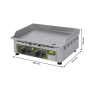 Plancha au gaz professionnelle 100% inox - Roller Grill
