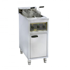 Friteuse électrique sur coffre 20L grand débit double - Roller Grill