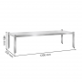 Étagère de table inox dimensions 1200 x 350 x 485 mm