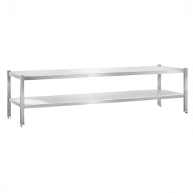 Passe plat à deux niveaux 1600 x 350 x 730 mm