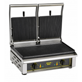 Contact grill double en fonte 4kW Majestic - Roller Grill