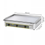 Plaque à snacker électrique inox 3 zones - Roller Grill