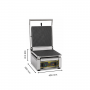 Contact-grill PANINI XLE B avec timer - Roller grill