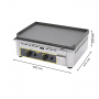 Plancha gaz en fonte 2 zones - Roller Grill
