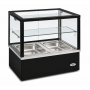 Bain-marie vitrine chauffante panoramique à poser 2xGN1/1 monobloc - Roller Grill