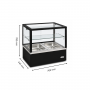 Bain-marie vitrine chauffante panoramique à poser 2xGN1/1 monobloc - Roller Grill