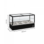 Bain-marie vitrine chauffante panoramique à poser 4xGN1/1 monobloc - Roller Grill