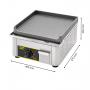 Plancha électrique en fonte 1 zone - Roller Grill