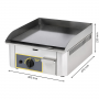 Plancha gaz en acier émaillé 1 zone de cuisson - Roller Grill