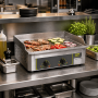 Plancha électrique inox professionnelle double - Roller Grill