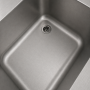 Plonge 1 Bac à Droite - 1000 x 600 mm