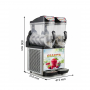 Machine à granita professionnelle 2 x 15 L